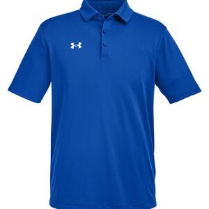 Under Armour Golf Men's Tech™ Polo Royal Blue Size Large Preppy Golfing Sports